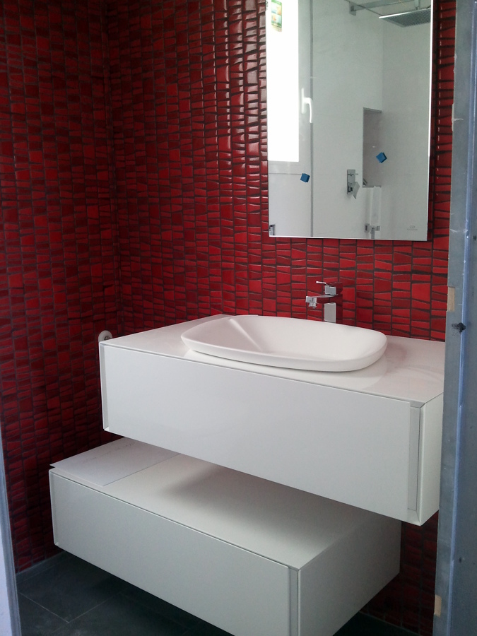 Mueble del baño en suite 