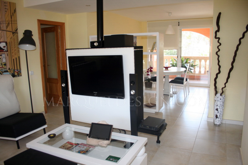 Mueble tv giratorio a medida
