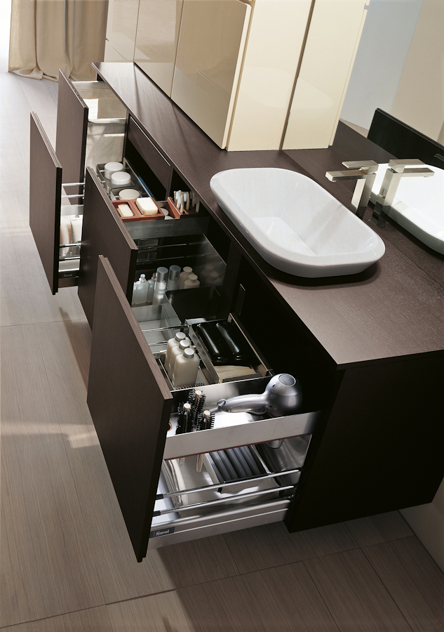 Mueble Urban Chic de Karol super equipado para baño