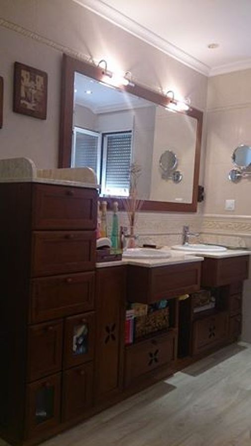 Muebles baño de cerezo