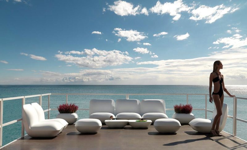 Muebles modernos de exterior