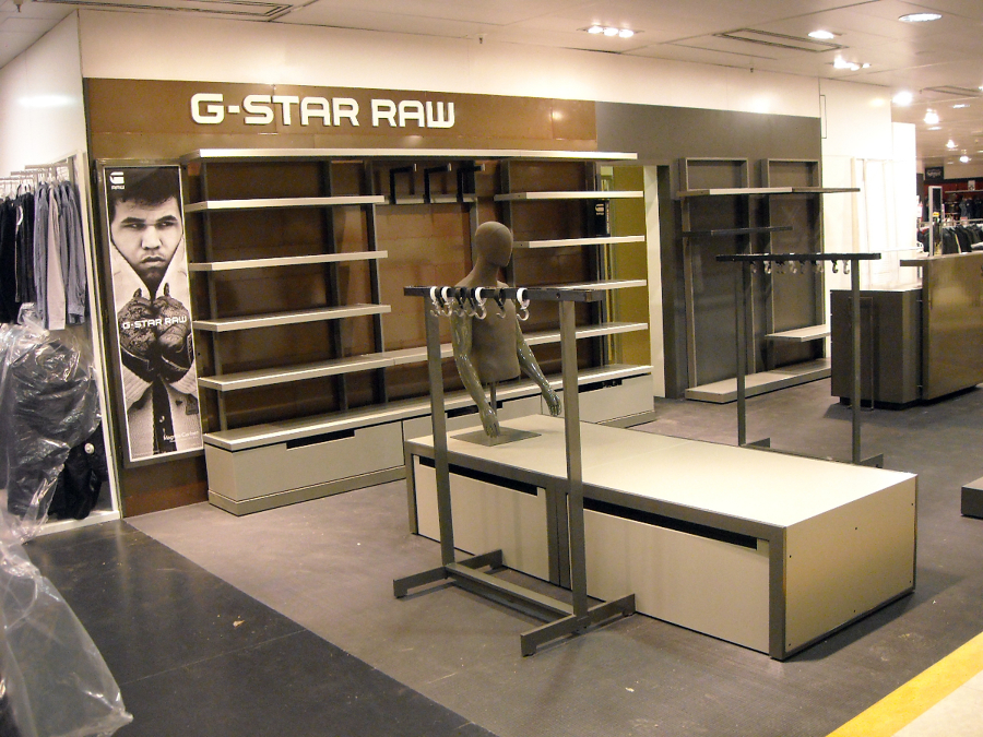 Muebles tienda G-Star