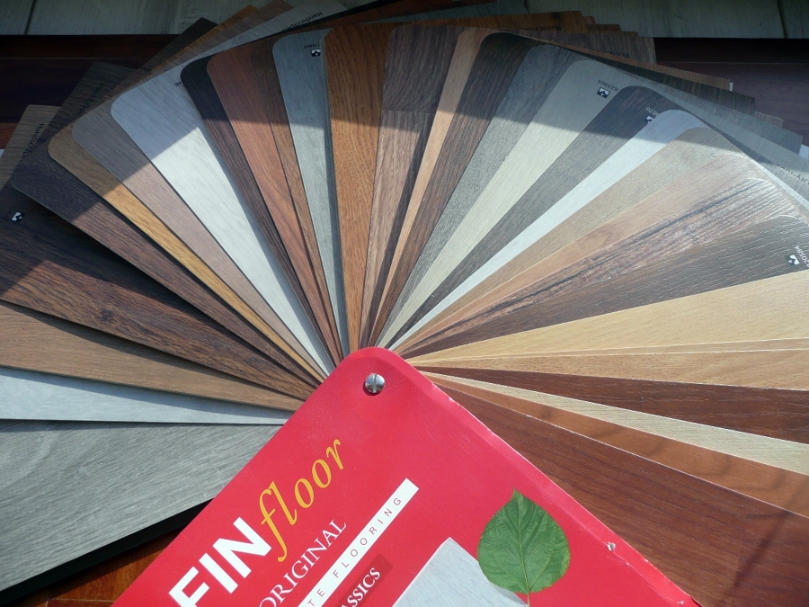 Muestrario de tonos de suelo de Finfloor