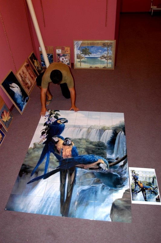 Mural Decorativo Loros