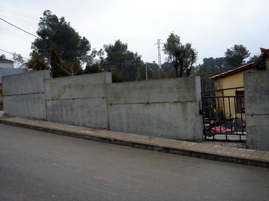 muro encofrado