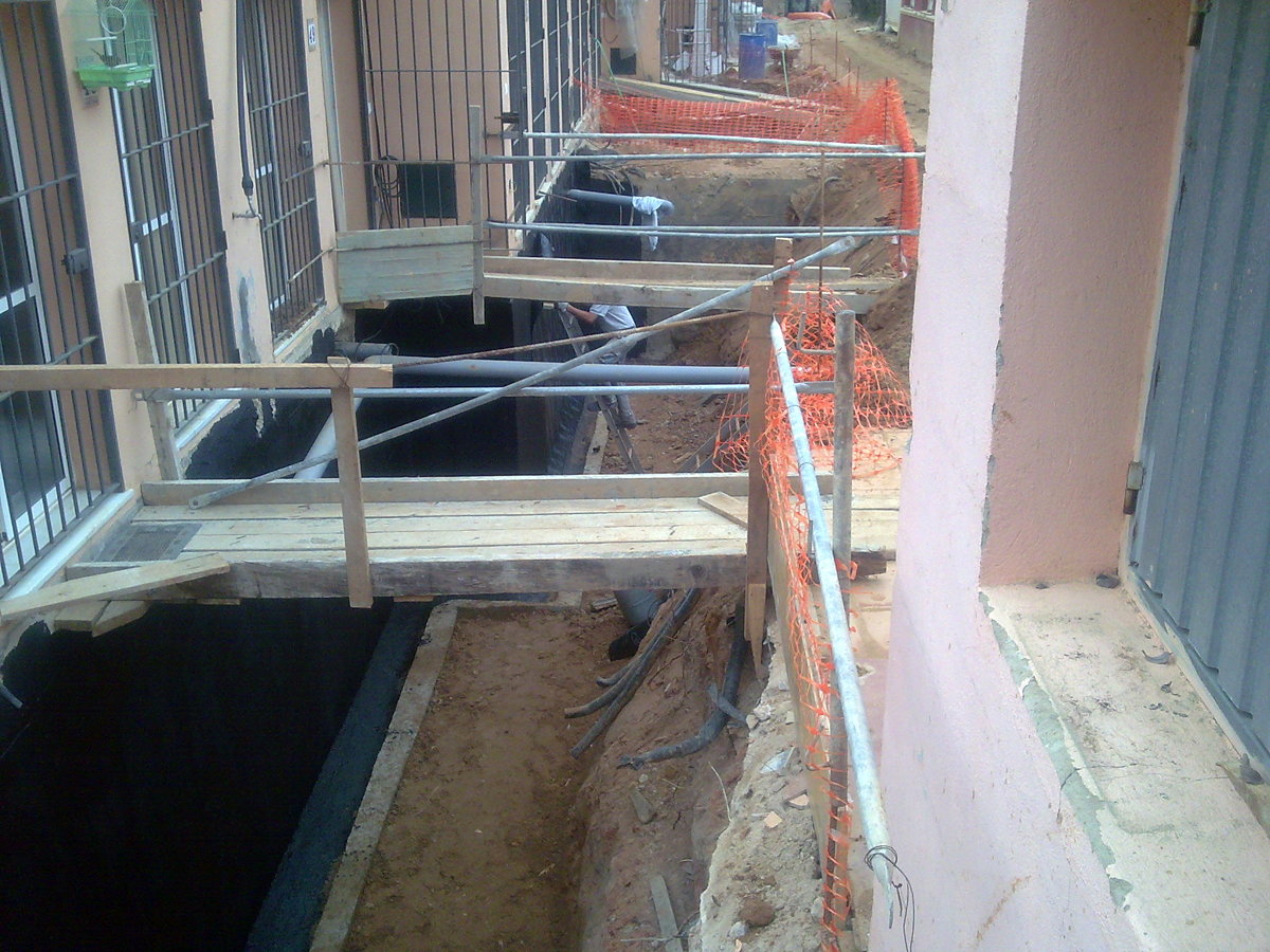 muros sotanos y garaje