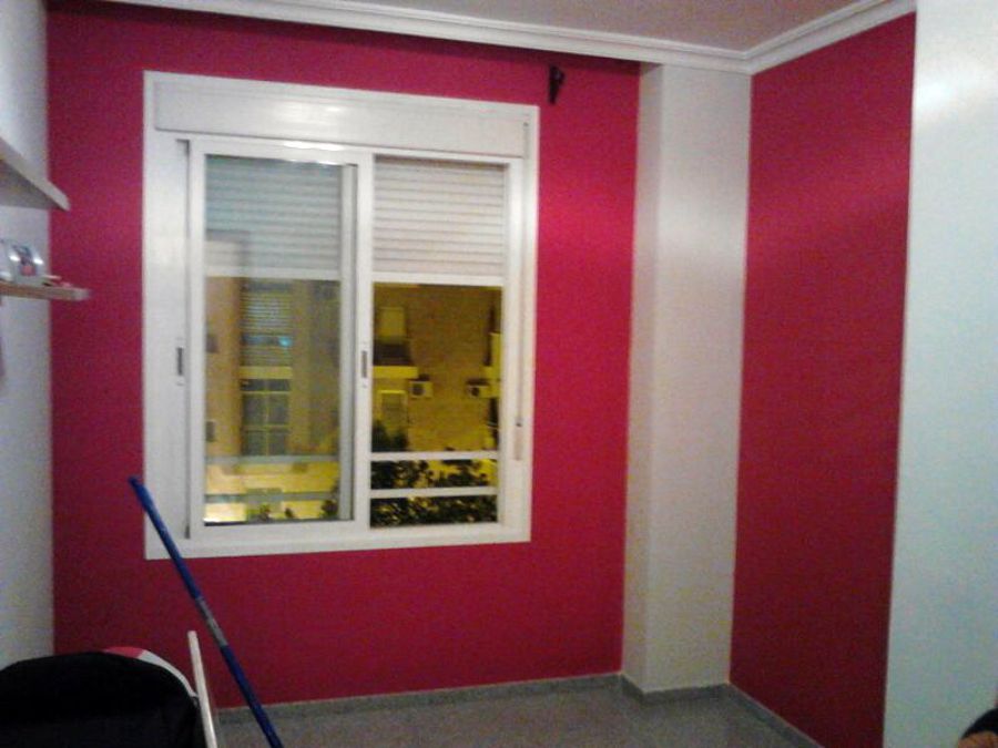vivienda color rojo