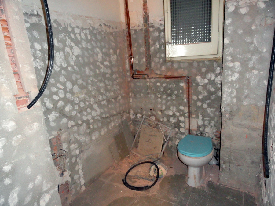 bany completament desmontat