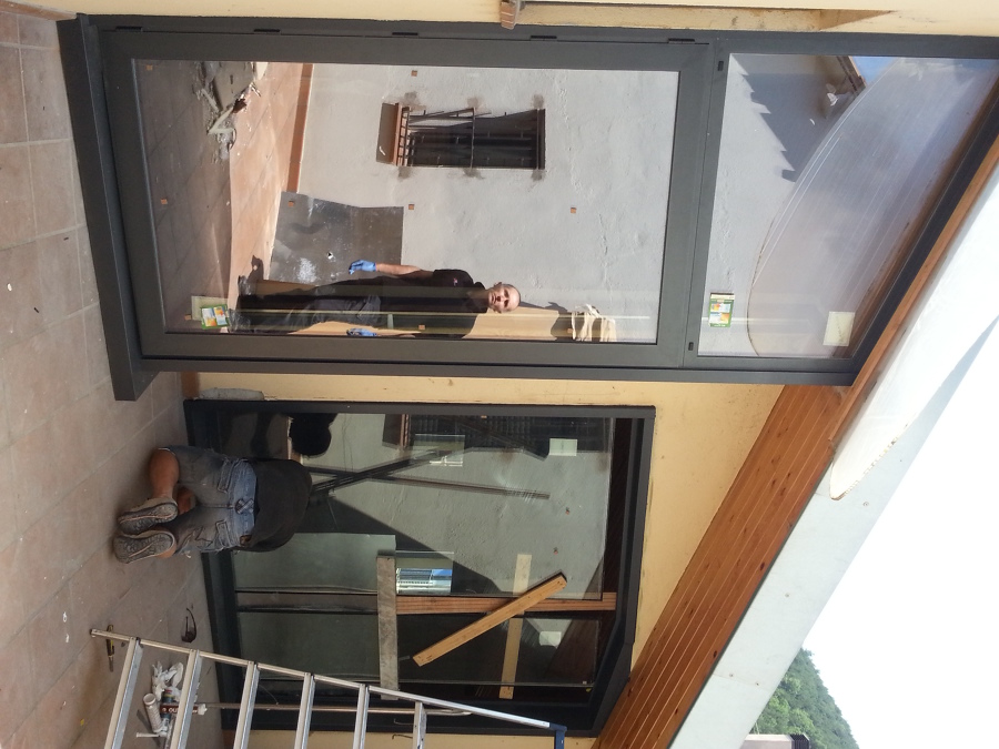 Parte trasera Atico Ripoll copn fijo a desnivel