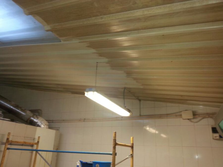 Limpieza de techos en Panadería