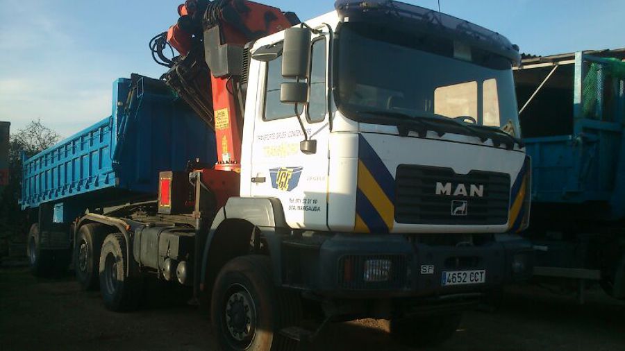 MAN 410 TRAILER CON BAÑERA - CAPACIDAD 40 TN