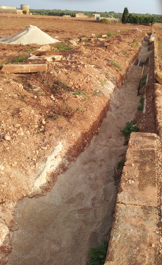 EXCAVACIÓN ACEQUIA CON MINI KOMATSU