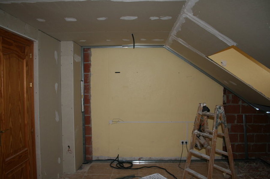 aislamiento en la guardilla