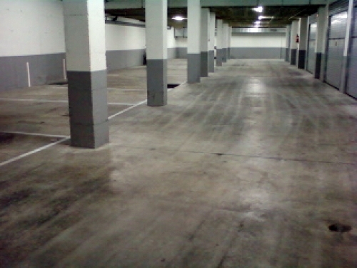 neteja d'un pàrquing