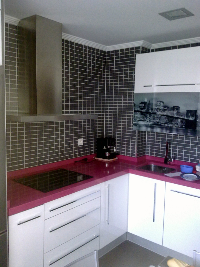 obra y amueblamiento de cocina