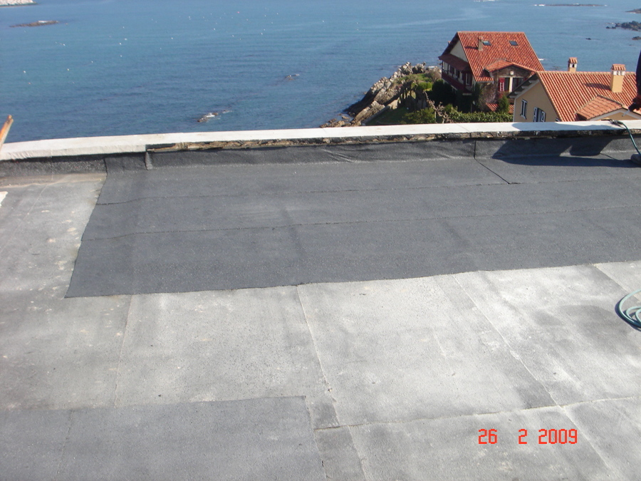 Lamina sobre terraza