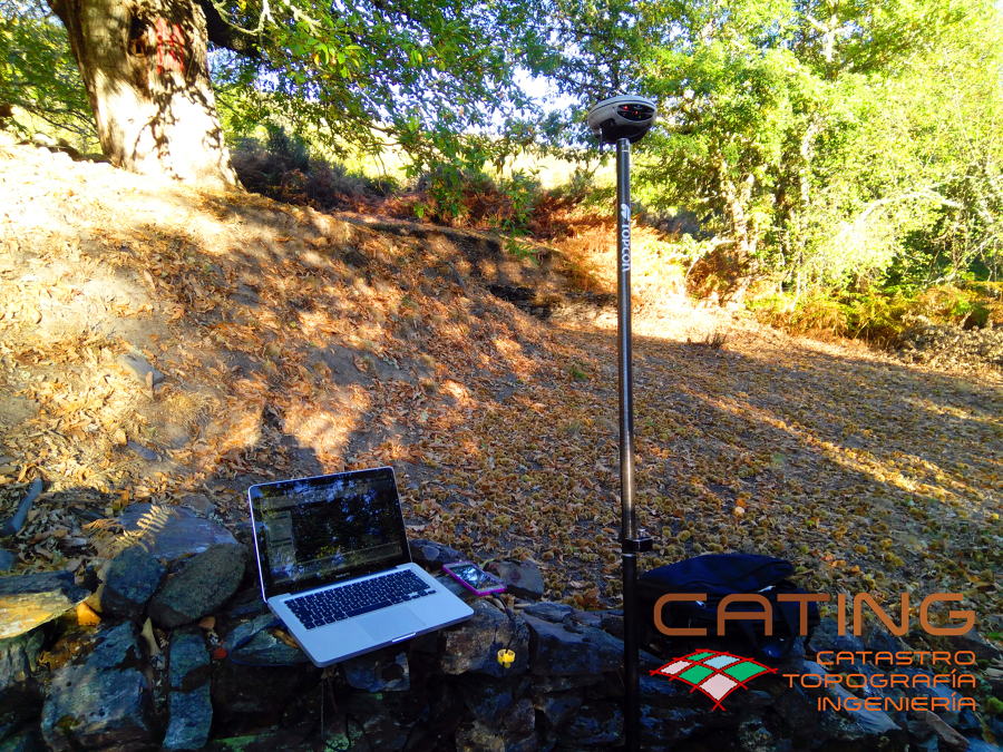Localización de parcelas en El Bierzo, León.