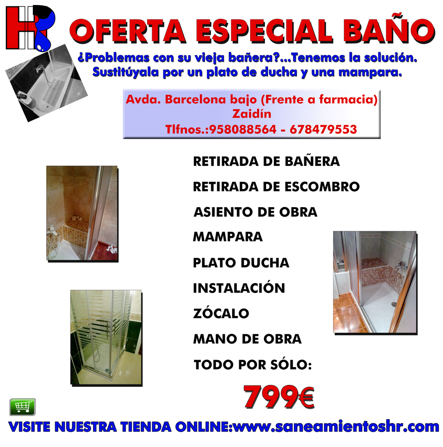 Oferta especial baño