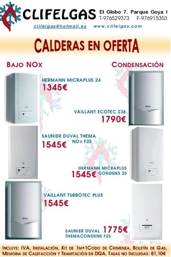 Ofertas Calderas