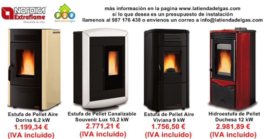 Ofertas estufas pellets 