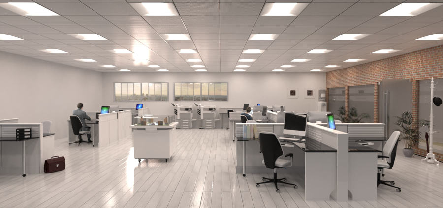 INSTALACIÓN DE ALUMBRADO LED - OFICINAS