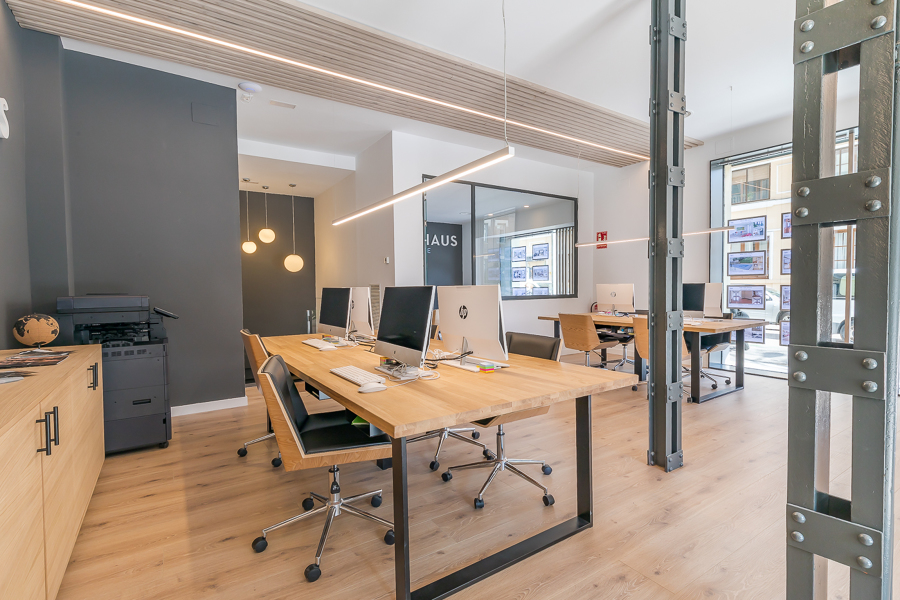 Reforma de oficina vintage