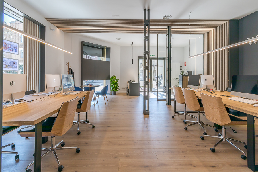 Reforma de oficina vintage