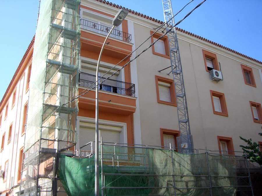 Murcia, Barrio de Bistabella. Rehabilitacion con Onexit Monocapa Universal.