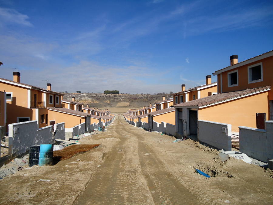 Valladolid, Fuensaldaña. Onexit Monocapa Universal sobre Ytong.