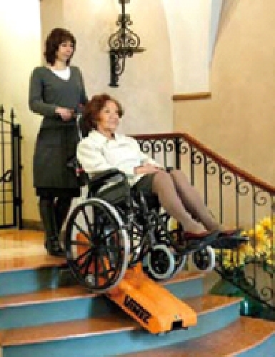 Oruga sube escaleras