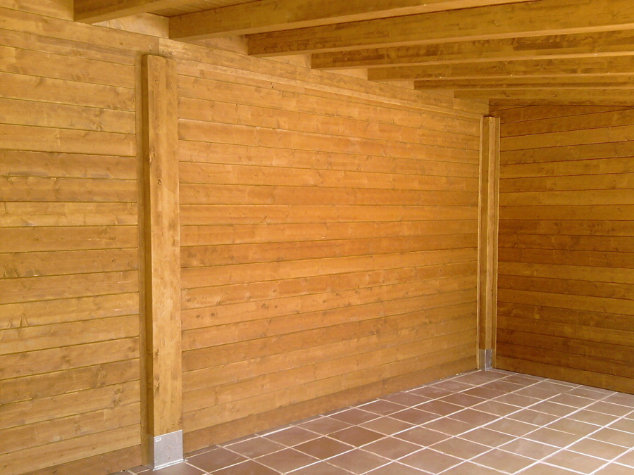 pared de madera