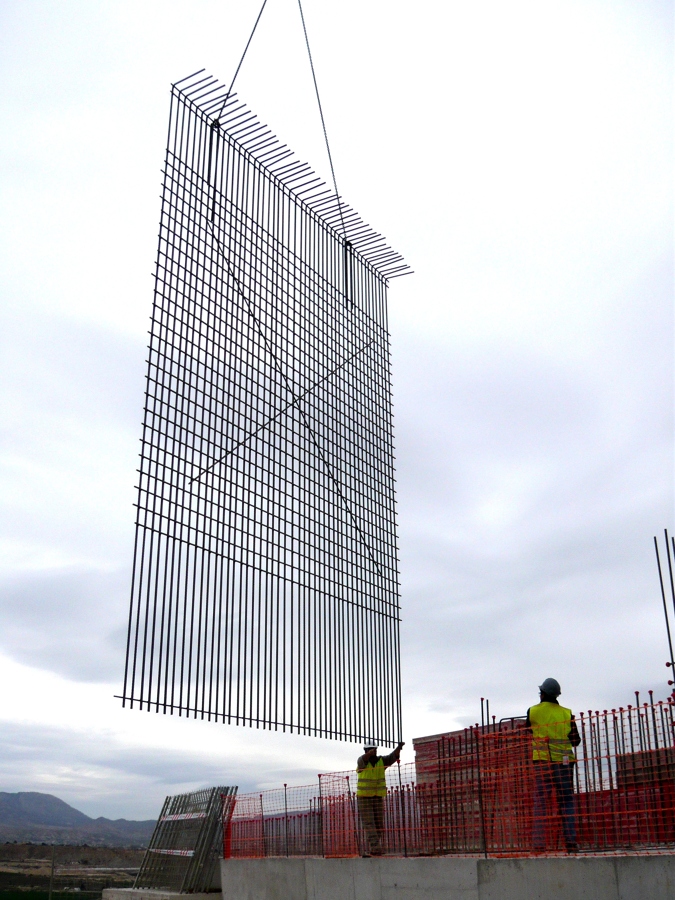 Muro Estructura de Hierro