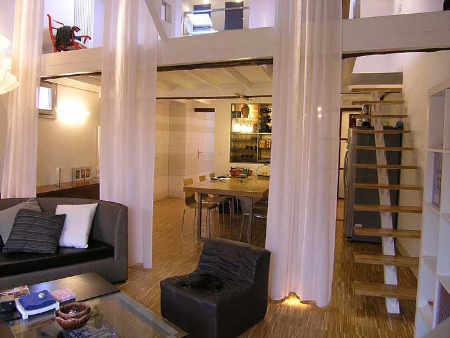 Reforma de ático loft industrial