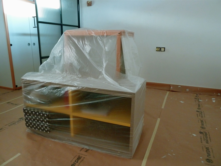 preparant per pintar