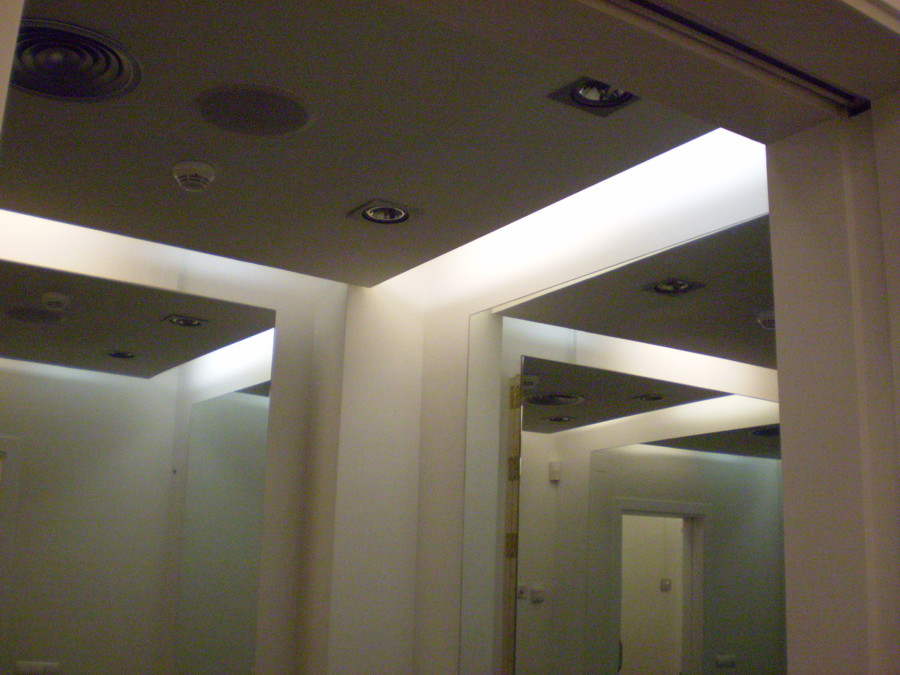 Decoración en Pladur y luces LED