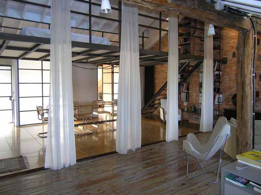 Reforma de ático loft industrial