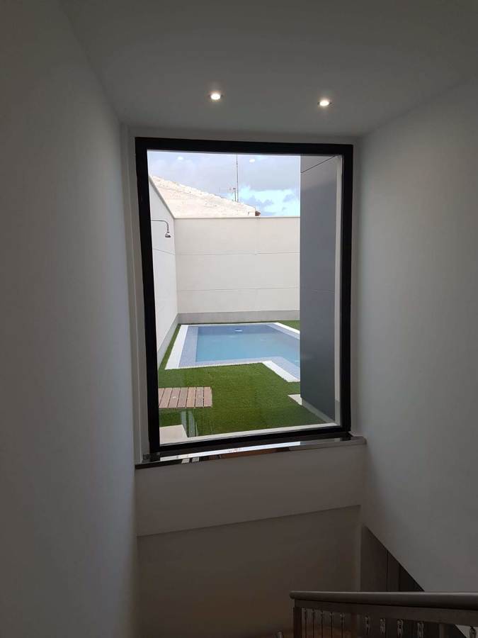 Piscina en vivienda unifamiliar