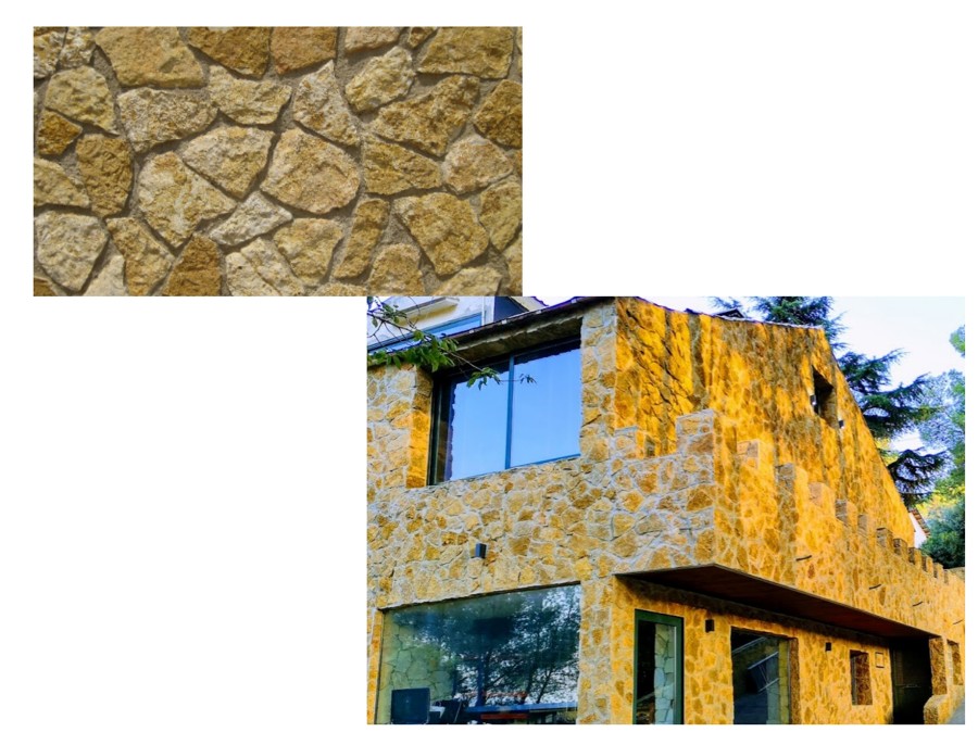 piedra  paja rustica