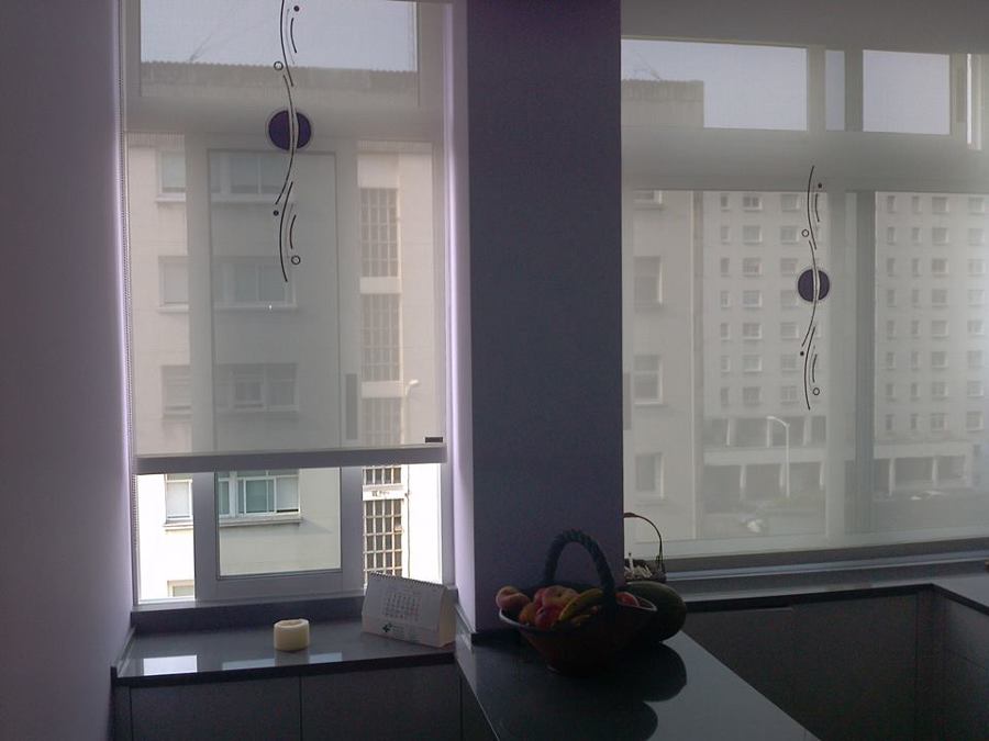 Panel japonés en tejido técnico