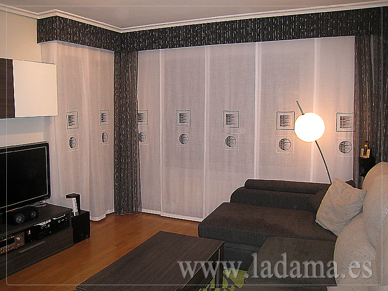 Panel Japones y Cortina