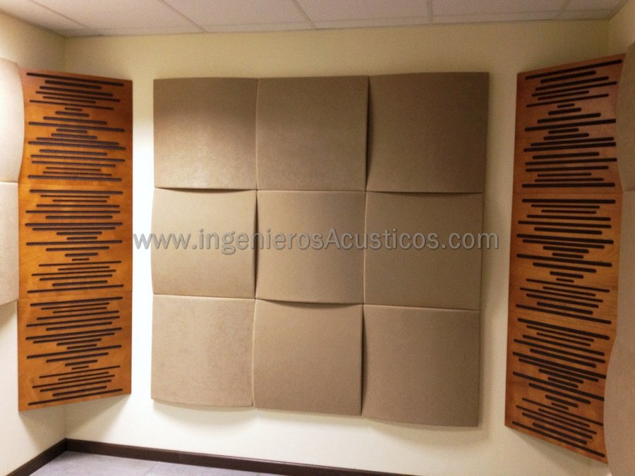 Paneles acústicos como absorbentes acústicos