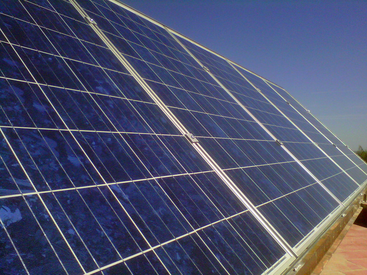 Paneles solare fotovoltaicos.