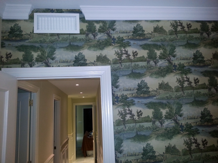 PAPEL ESTAMPADO DORMITORIO