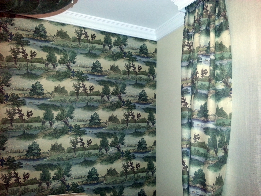 PAPEL ESTAMPADO DORMITORIO