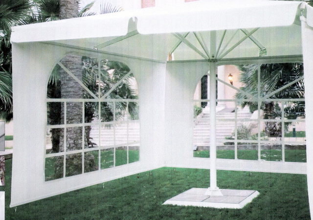 Parasol con laterales