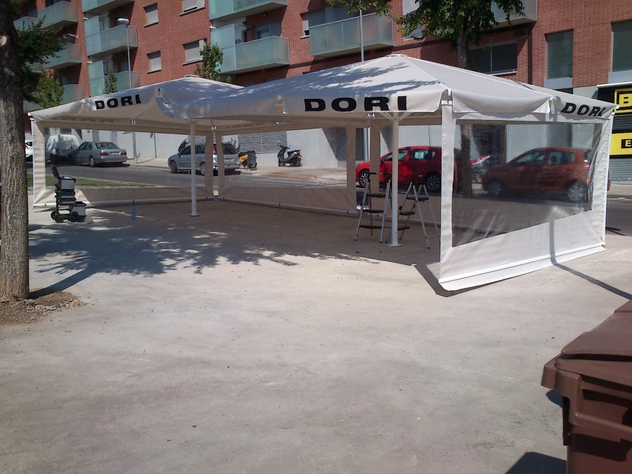 parasoles con laterales