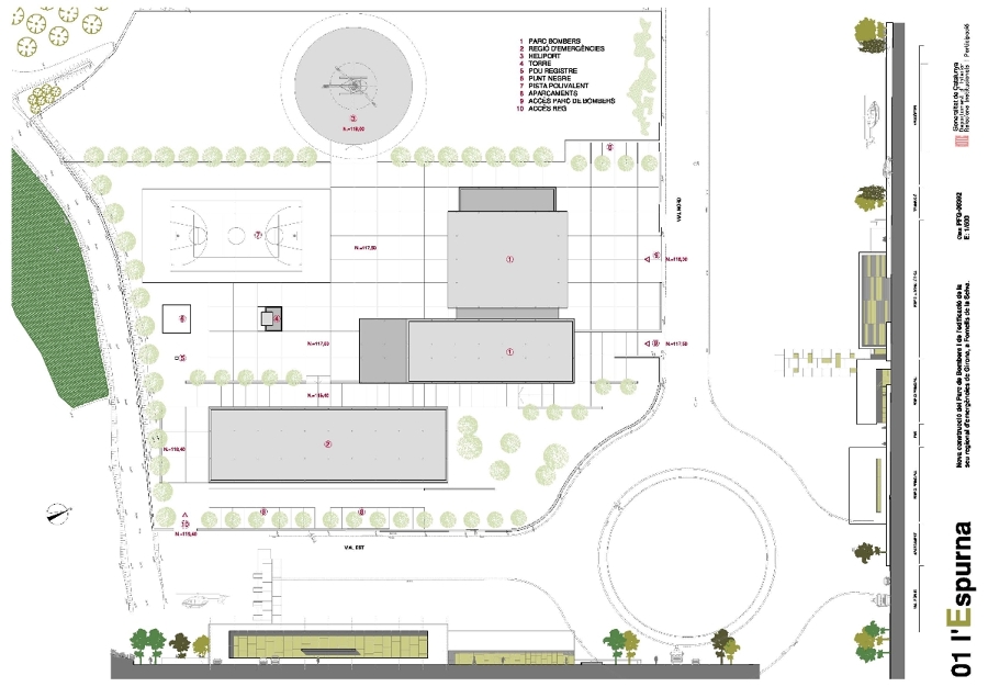 PARC DE BOMBERS A GIRONA