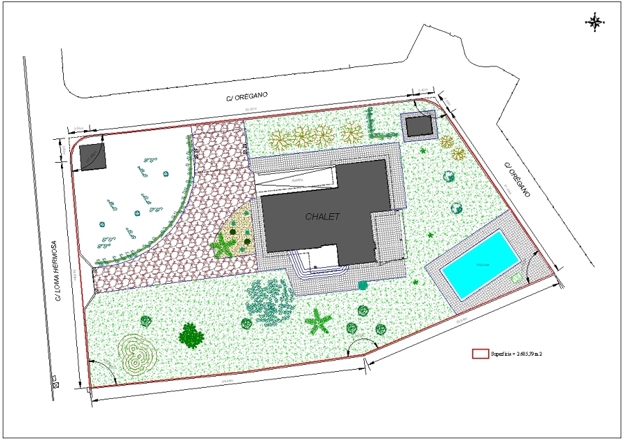 Parcela con chalet en Alicante