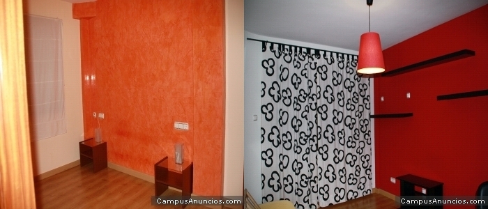 PARED ROJA EN HABITACION