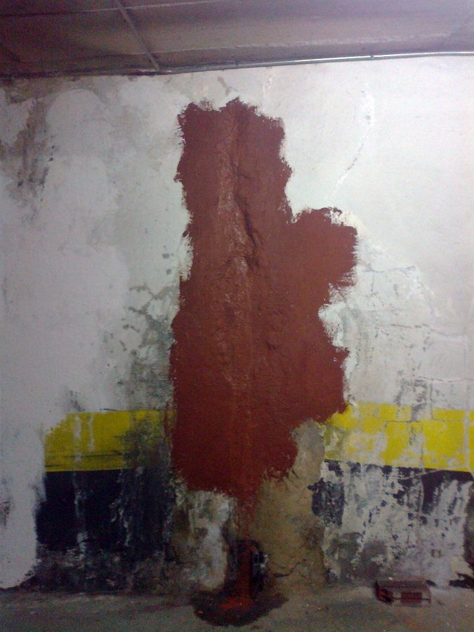 paredes de garaje subterraneo